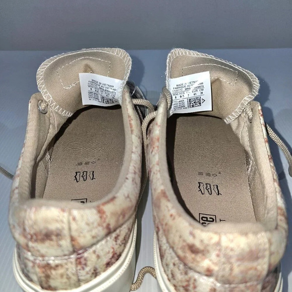 NEW Converse X John Elliot Skid Grip Ox Sneaker 9.5 Brown White Canvas Low Top - Picture 9 of 12